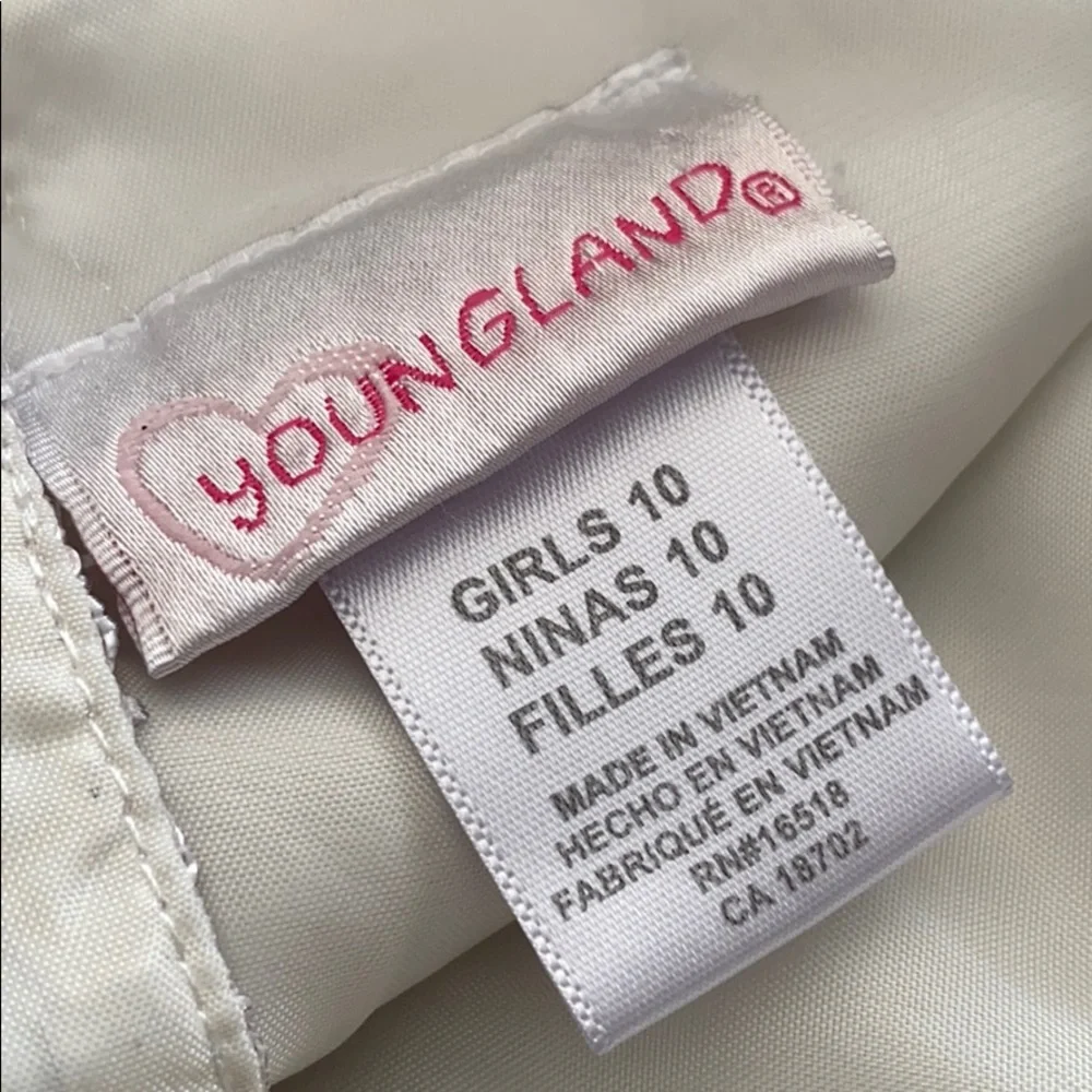 YoungLand Girl Lace Sparkle Dress Size 10